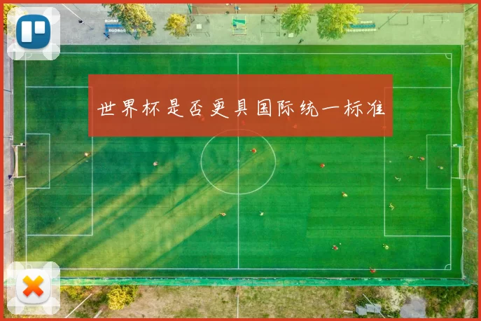 世界杯是否更具国际统一标准
